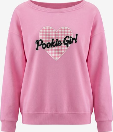 Sweat-shirt MYMO en rose : devant