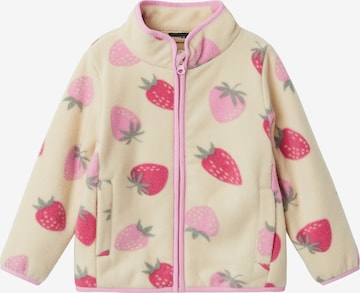 NAME IT Fleecetakki 'NMFMeeko' värissä beige: etupuoli