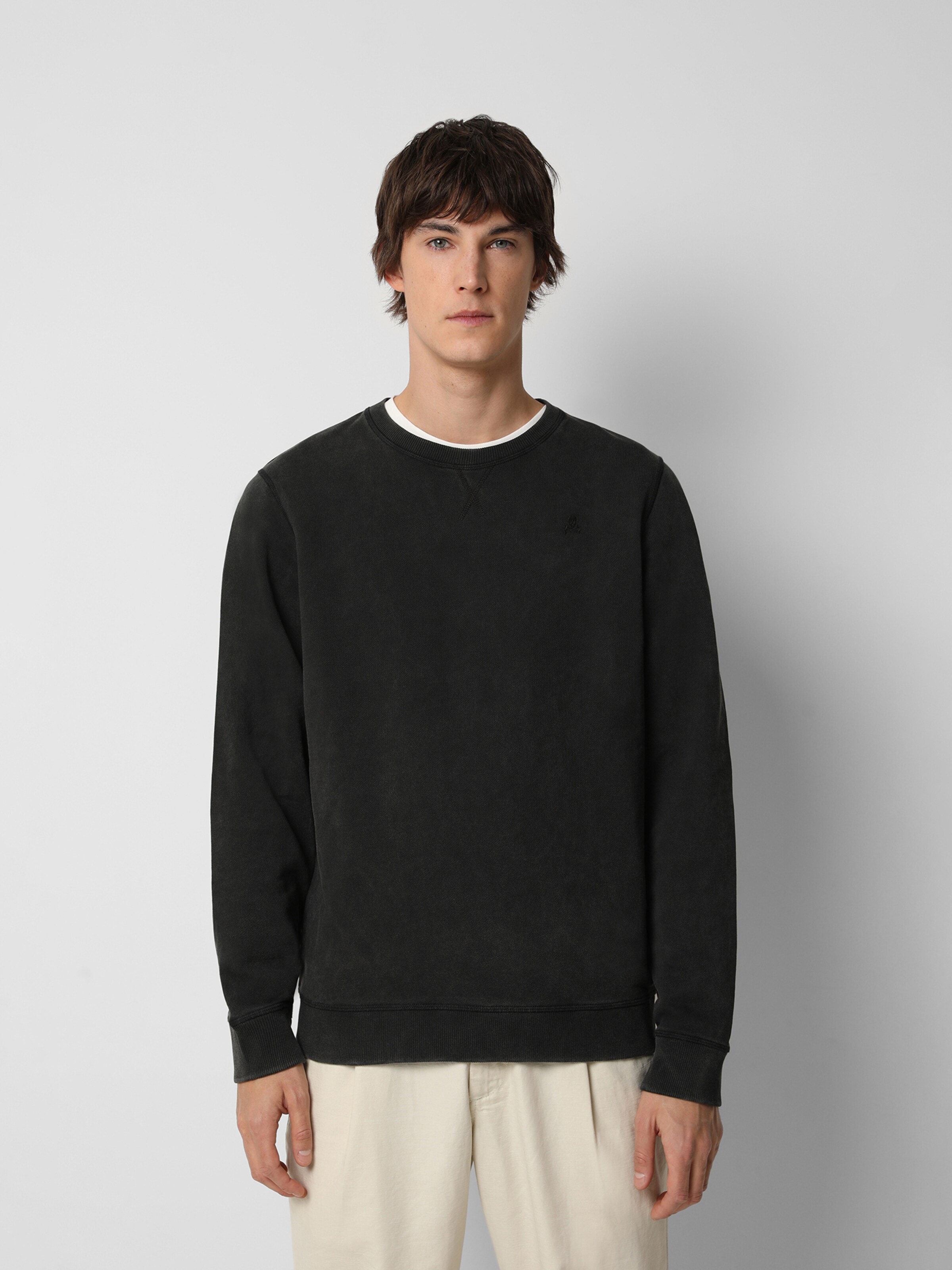 Männer Sweat Scalpers Sweatshirt 'Fade' in Schwarz - RU37141 Männer Sweat Scalpers Sweatshirt 'Fade' in Schwarz - RU37141