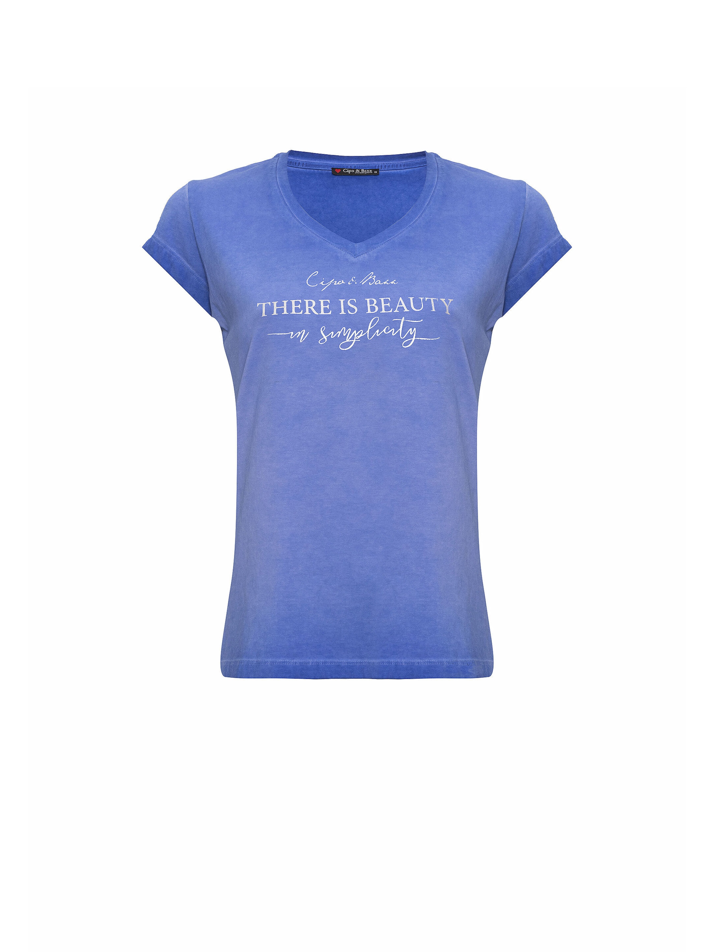 T-shirt 'WT396' CIPO & BAXX en bleu : devant