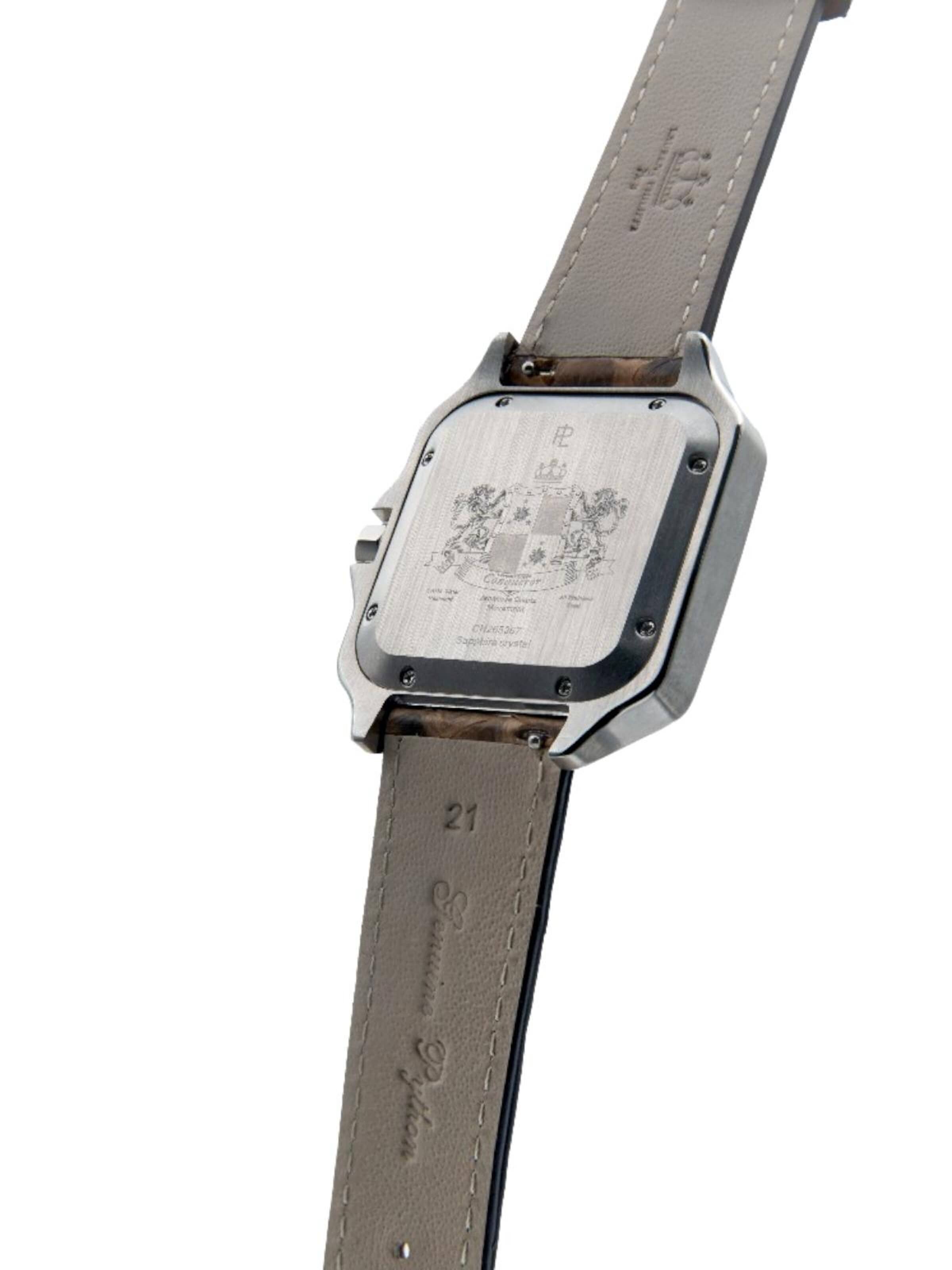 Laurent Philippe Analog watch 'Conqueror Koh-I-Noor – Golden Venin' in Brown