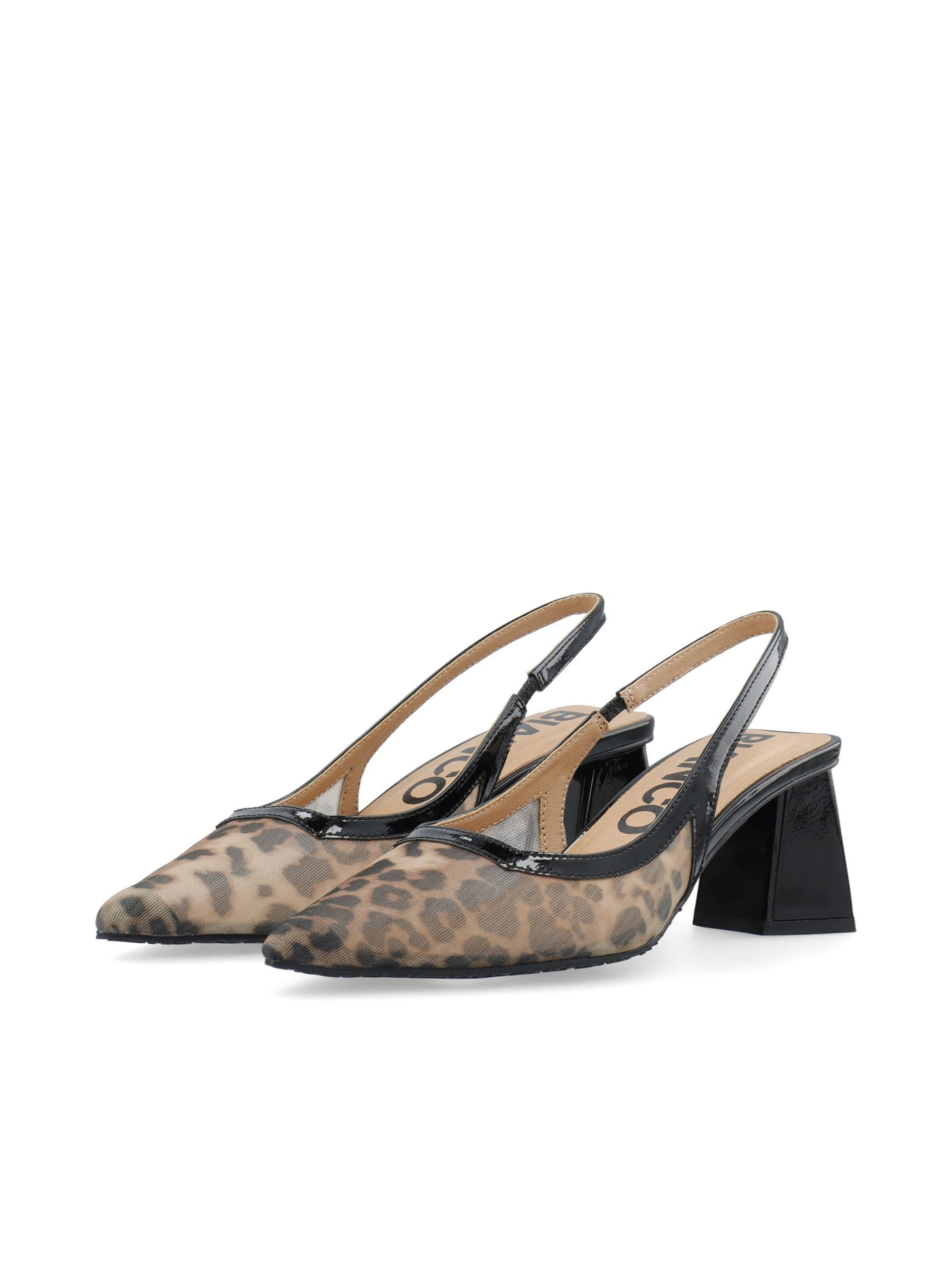 Bianco Slingback Pumps 'Maralyn' in Brown