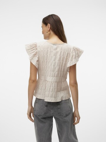 VERO MODA Blouse 'VMErma' in Grey