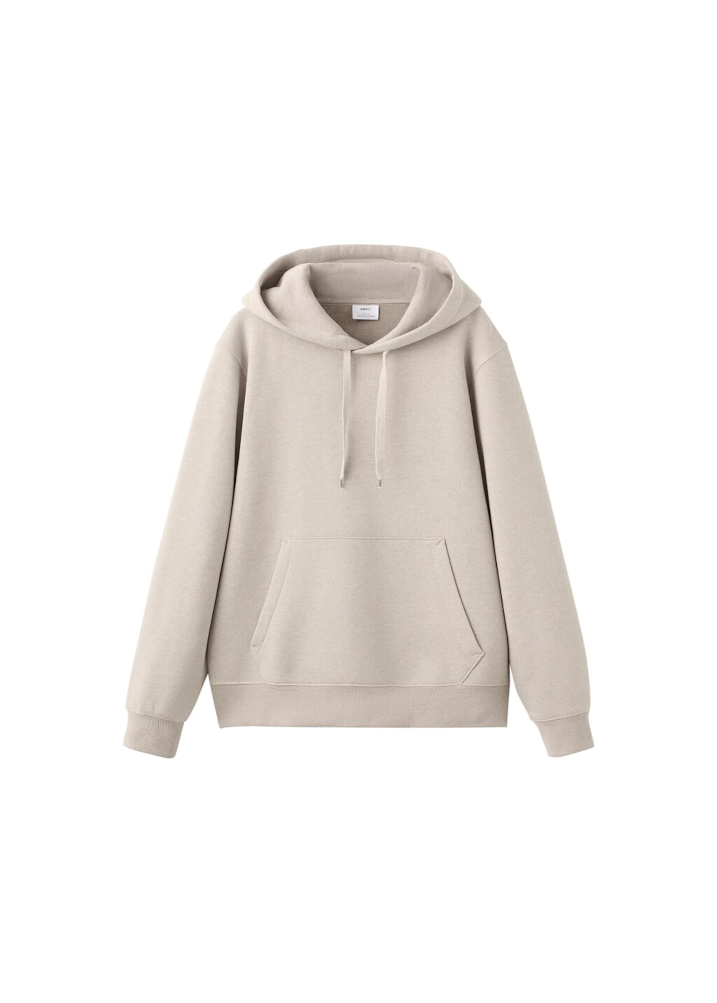 MANGO MAN Sweatshirt 'Bono' in Beige: front