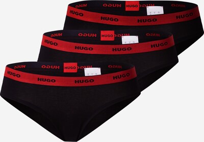 HUGO Slip in dunkelrot / schwarz, Produktansicht