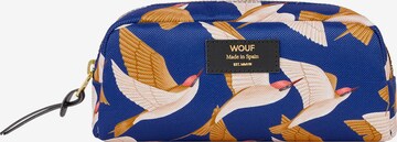 Wouf Make up tas in Blauw: voorkant