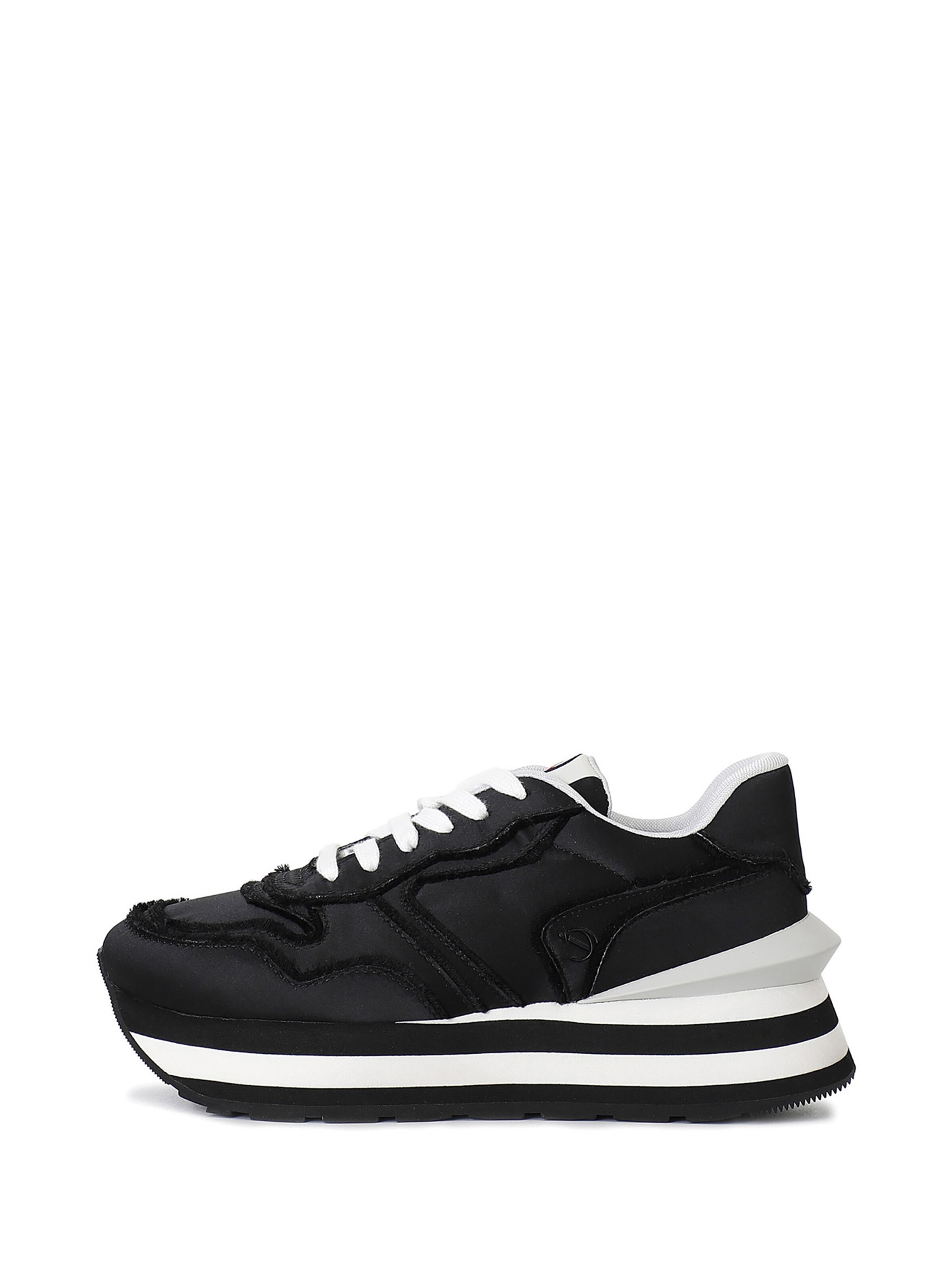 CAFè NOIR Sneakers laag in Zwart: voorkant