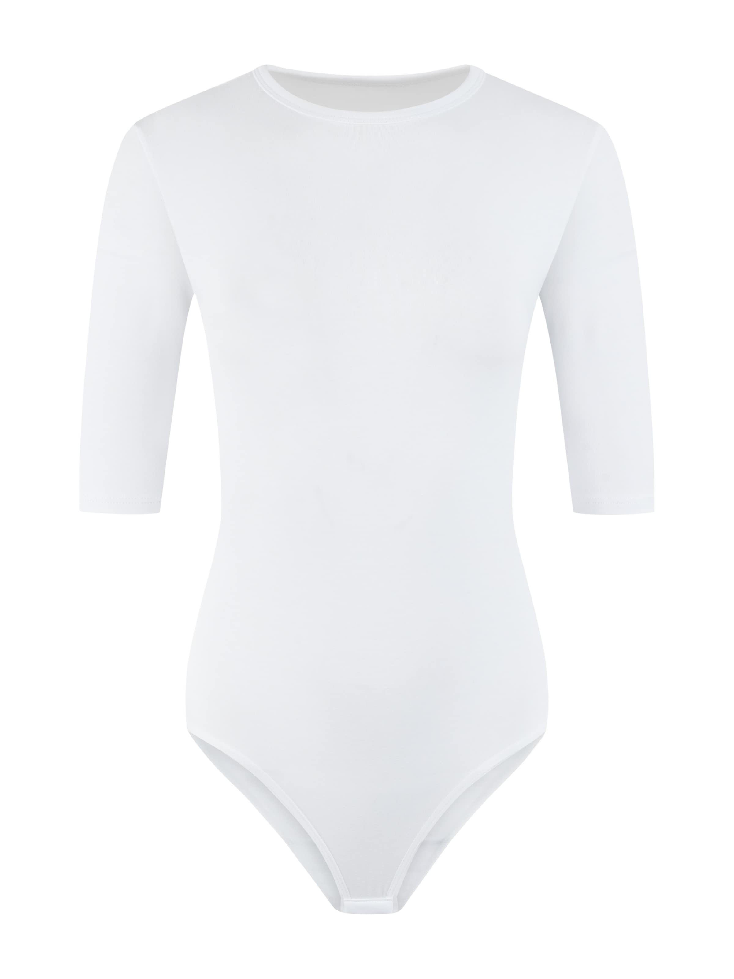 Evoni Shirtbody‌‌‌‌‌ in Weiß: Vorderseite