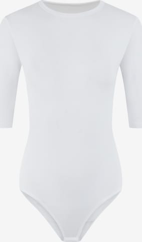 Evoni Shirtbody in Weiß: Vorderseite