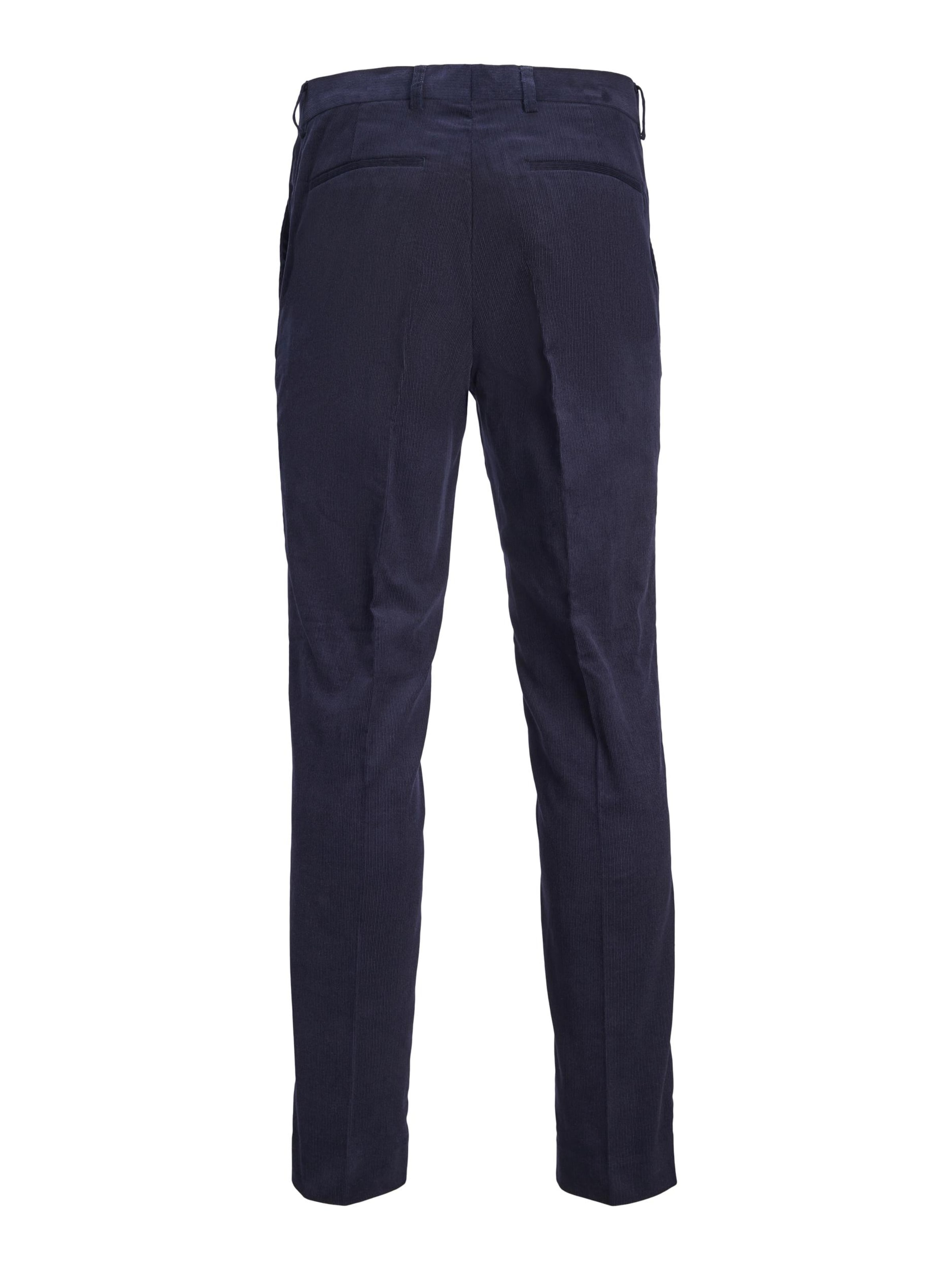 JACK & JONES Regular Pleated Pants in Blue