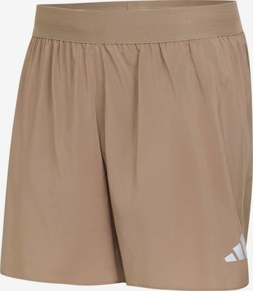ADIDAS PERFORMANCE Sportbroek 'Adi365 Running Essentials' in Beige: voorkant