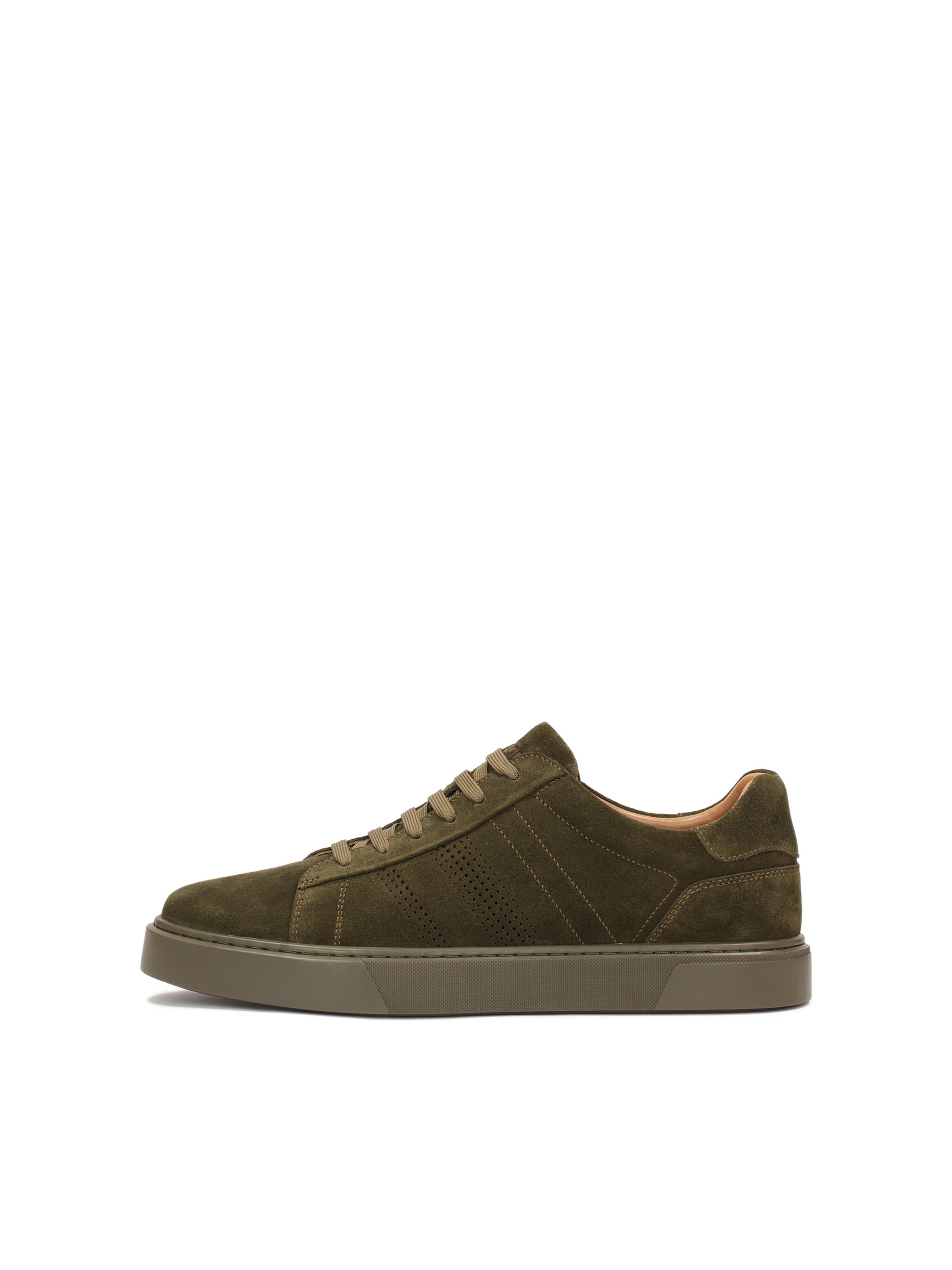 Kazar Platform trainers in Green: front
