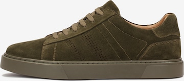 Sneaker bassa di Kazar in verde: frontale