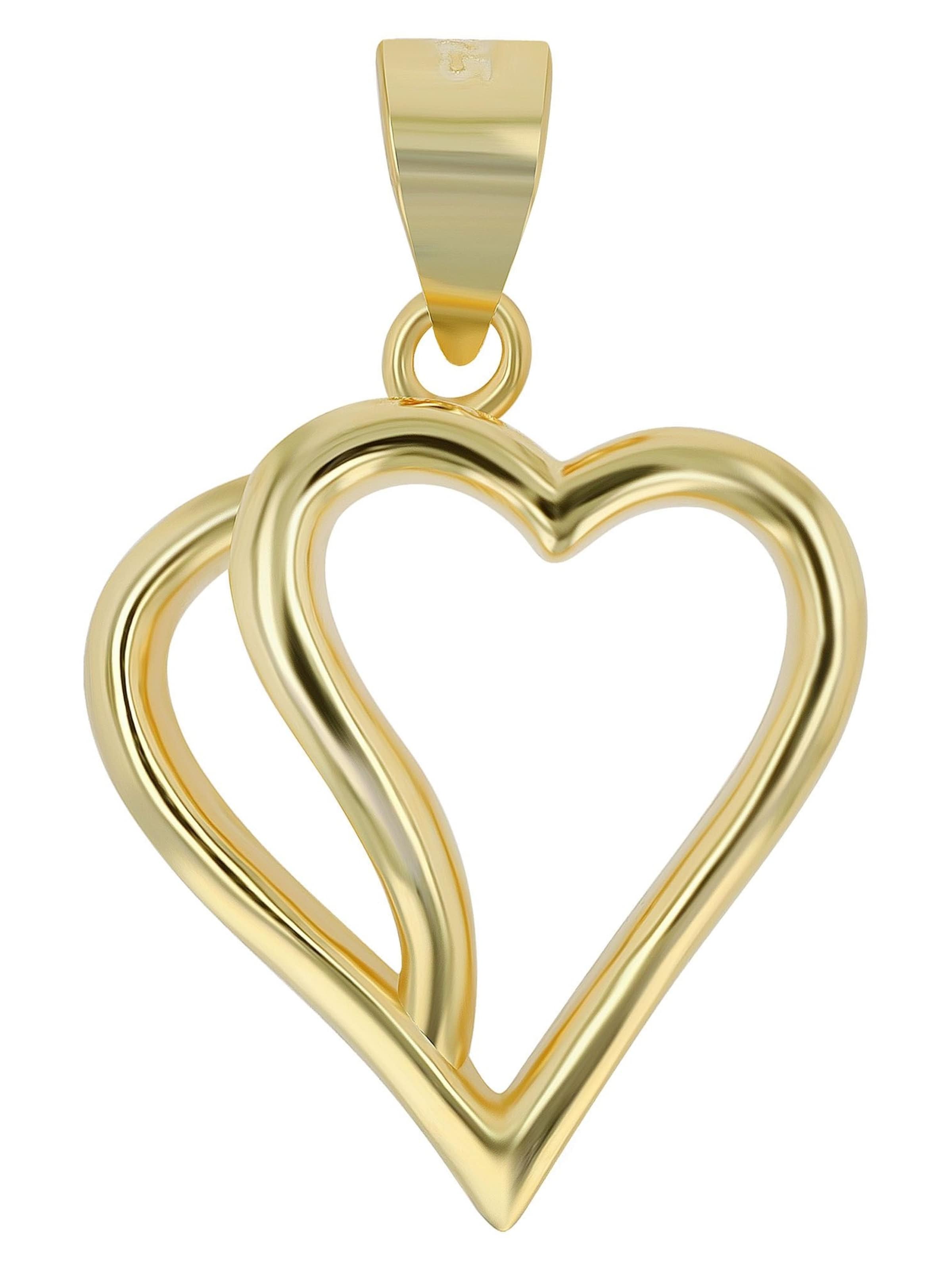 Akzent Pendant 'Jil, 925 Sterlingsilber, langlebig' in Gold: front