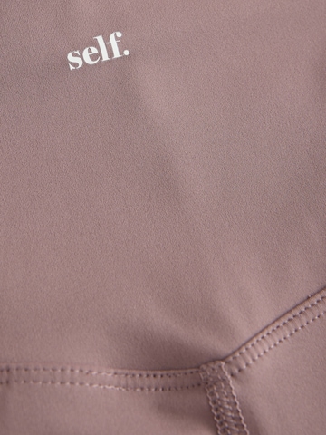 Skinny Leggings self. en marron