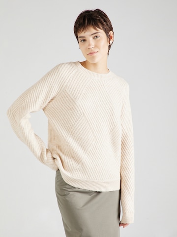 ABOUT YOU Sweater 'Madlen' in Beige: front