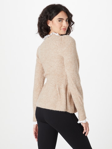 River Island Sweter 'PIE CRUST' w kolorze beżowy