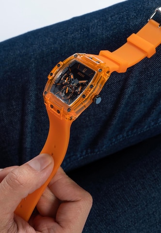 GUESS Analogt ur 'Phoenix' i orange