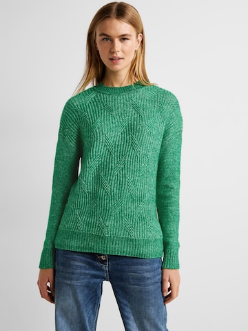 Pull-over CECIL en vert : devant