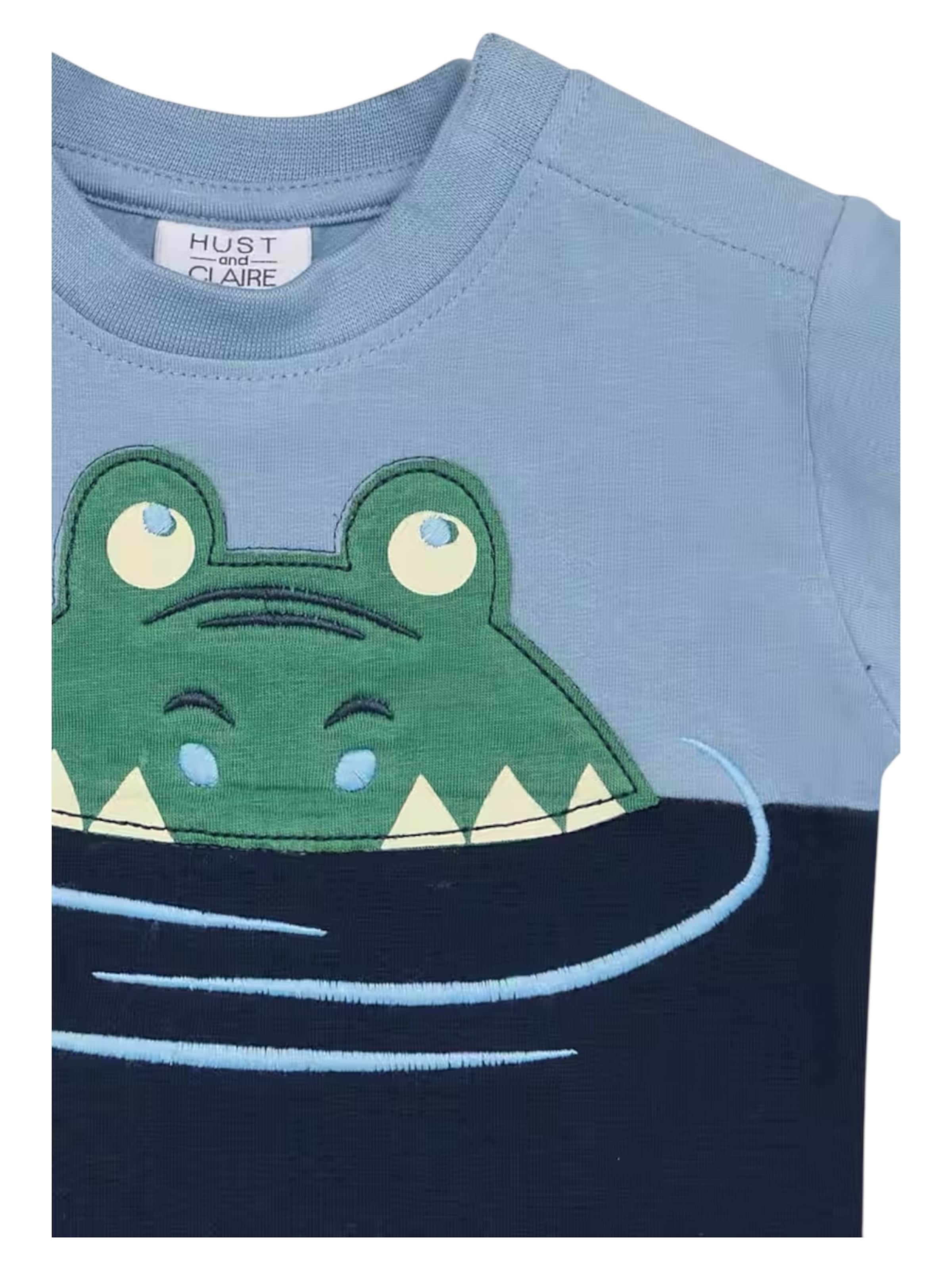 Tricou 'Arthur' de la Hust & Claire pe albastru