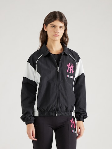 Champion Authentic Athletic Apparel Prehodna jakna | črna barva: sprednja stran