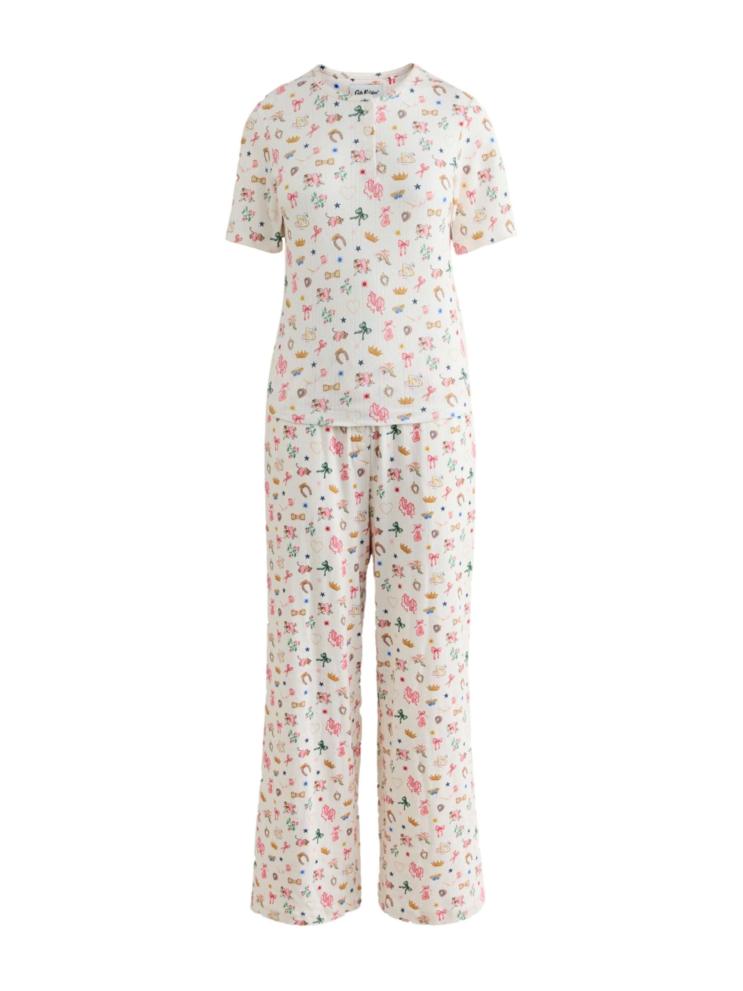 Cath Kidston Pyjama in Weiß: Vorderseite
