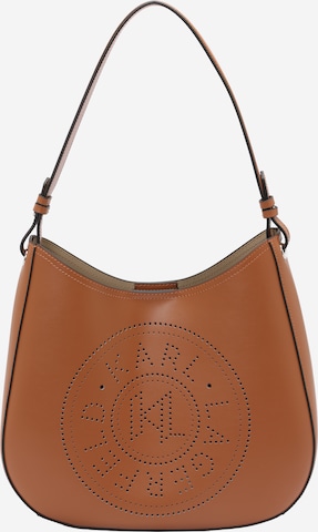 Karl Lagerfeld Õlakott, värv pruun: eest vaates