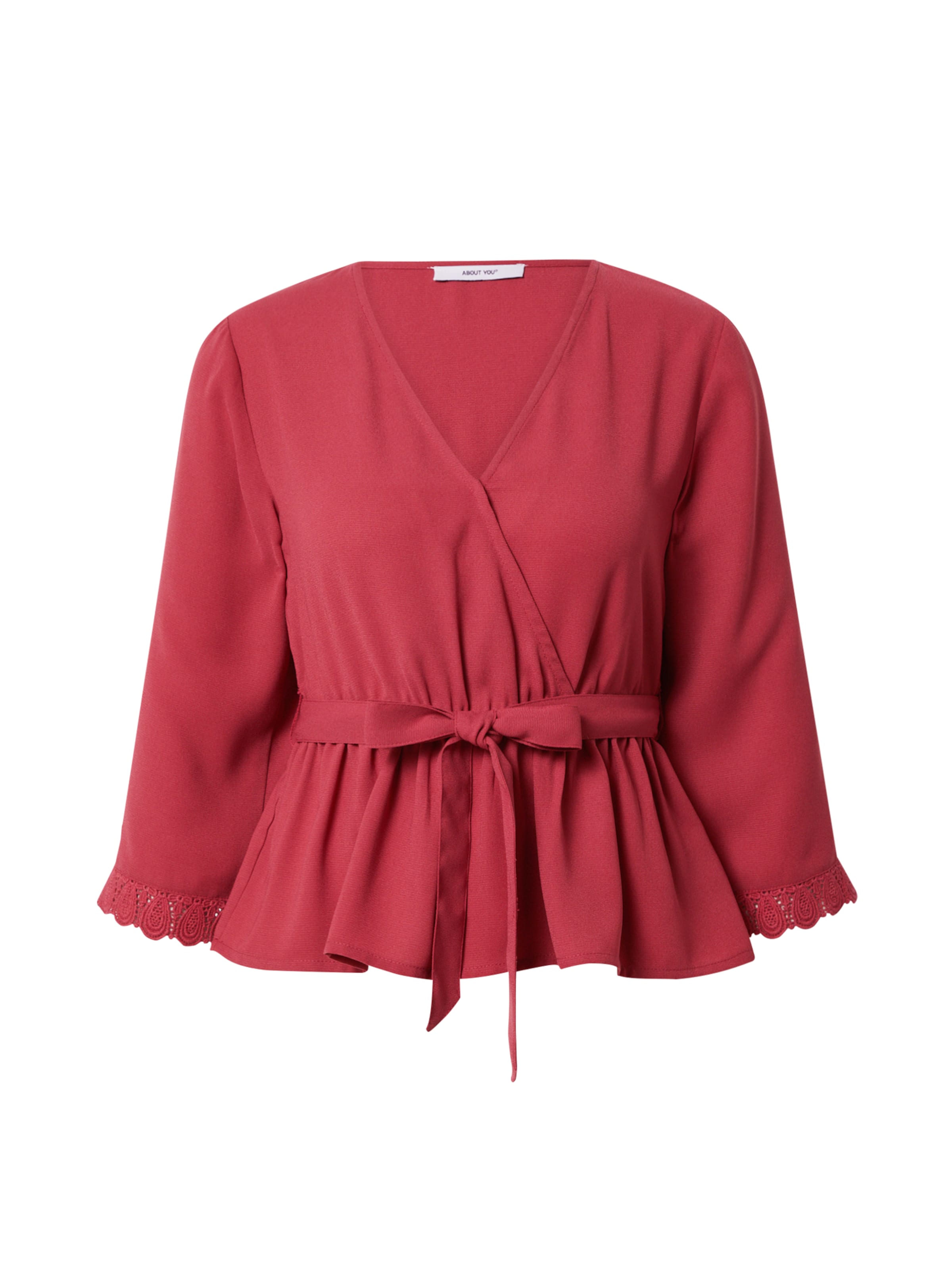 ABOUT YOU Bluse 'Anna' in Rot: Vorderseite