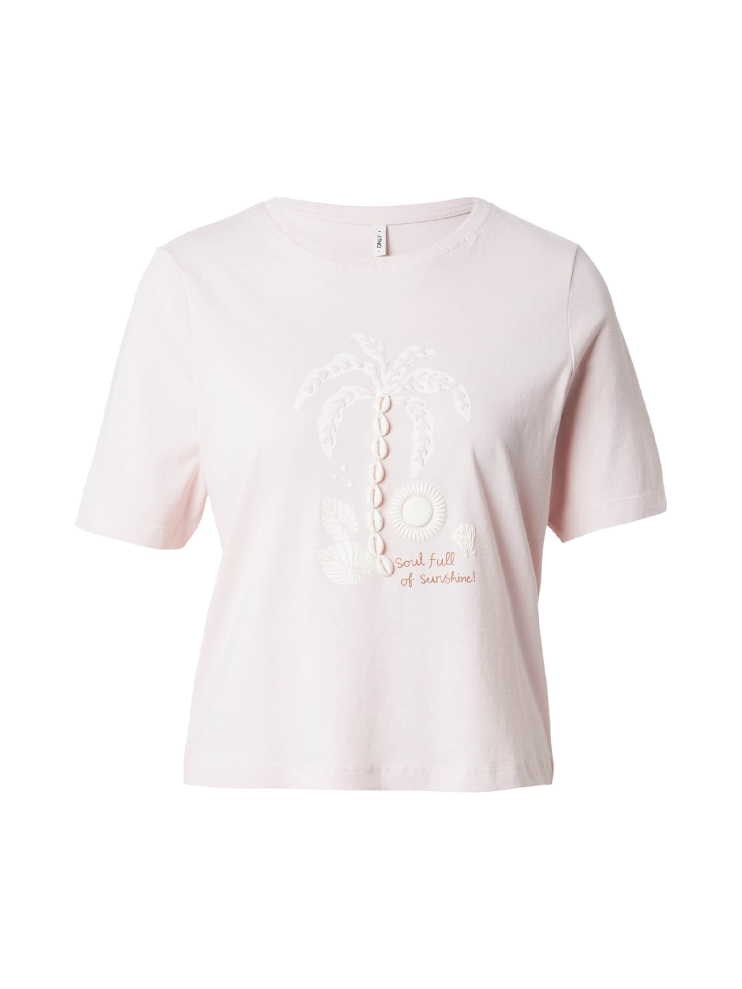ONLY Футболка 'ONLIVY' в Лиловый: спереди