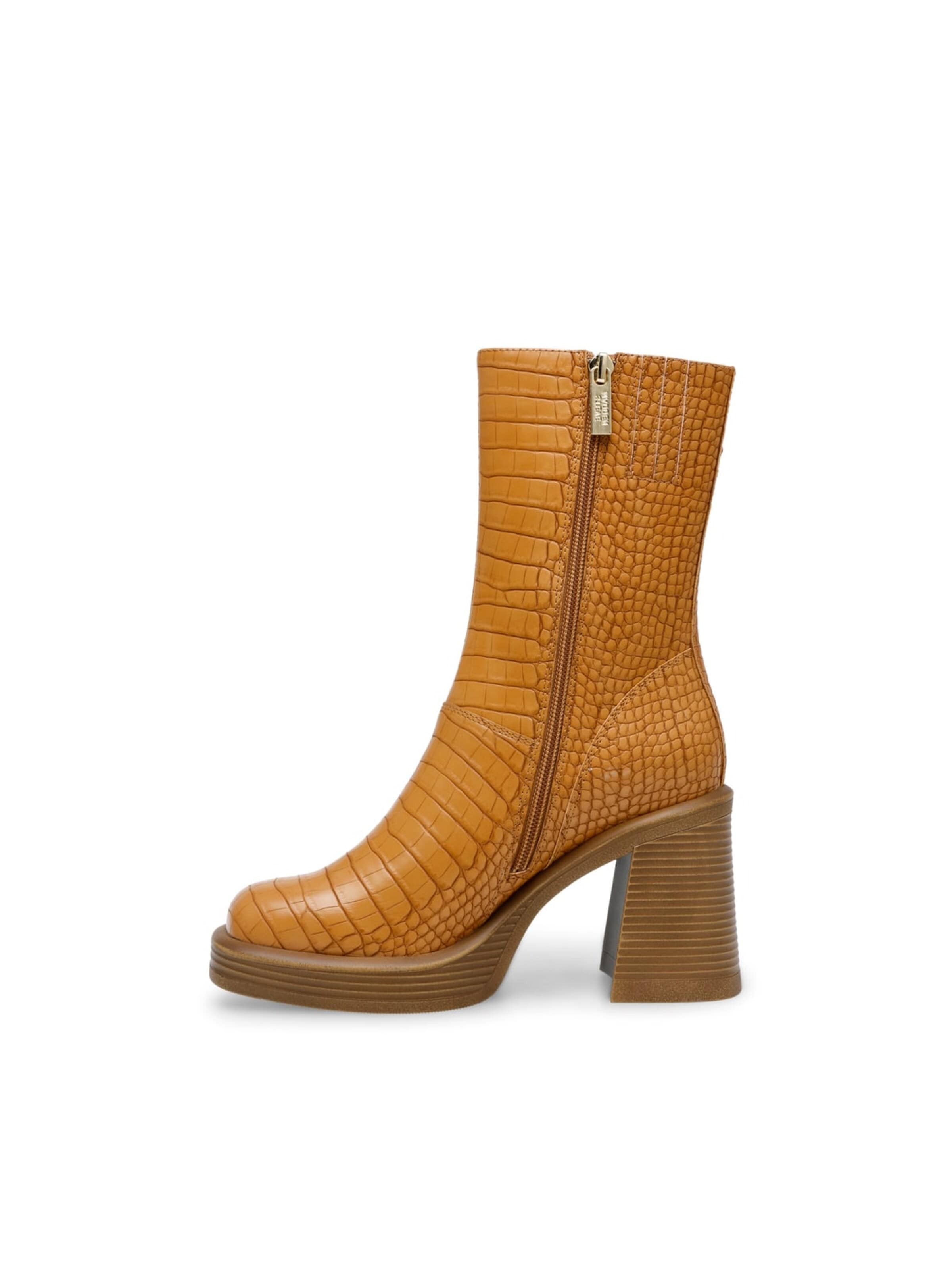 STEVE MADDEN Støvler 'FINITE TAN CROCO BROWN' i brun