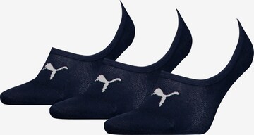 PUMA Ankle Socks in Blue: front