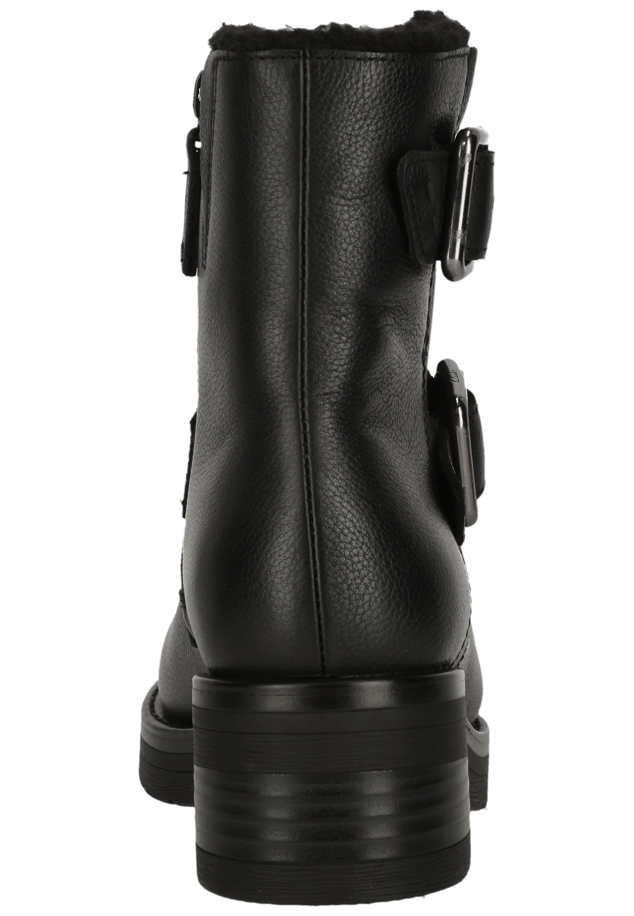 CLARKS Bootie 'Rebelle Buckle' in Black