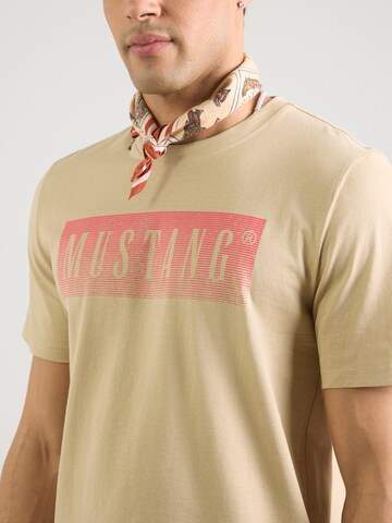 MUSTANG Shirt 'Austin' in Beige