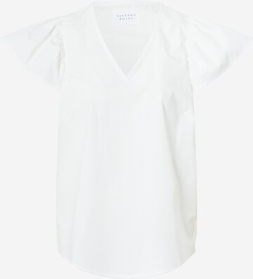 SISTERS POINT - Blusa 'VILANA' en blanco: frente