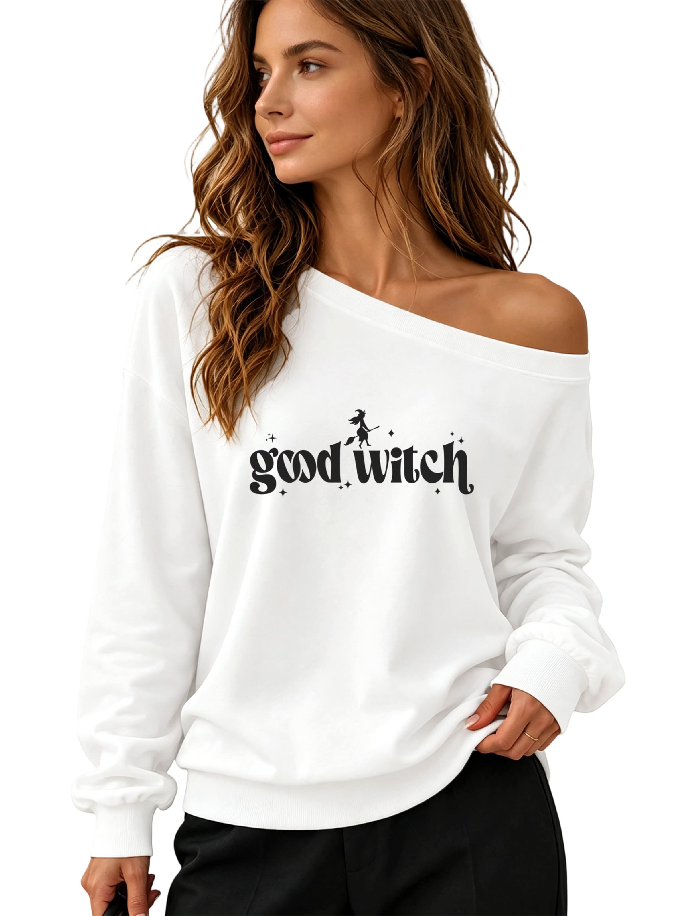 GORHEY Sweatshirt in White: front