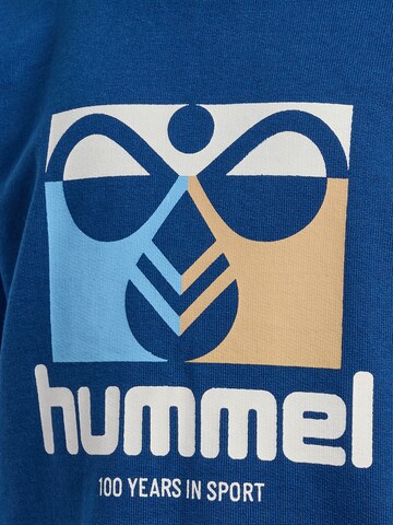 Hummel Sweatshirt 'Lime' in Blue