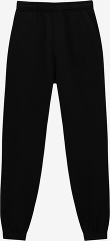 Pull&Bear Tapered Hose in Schwarz: predná strana