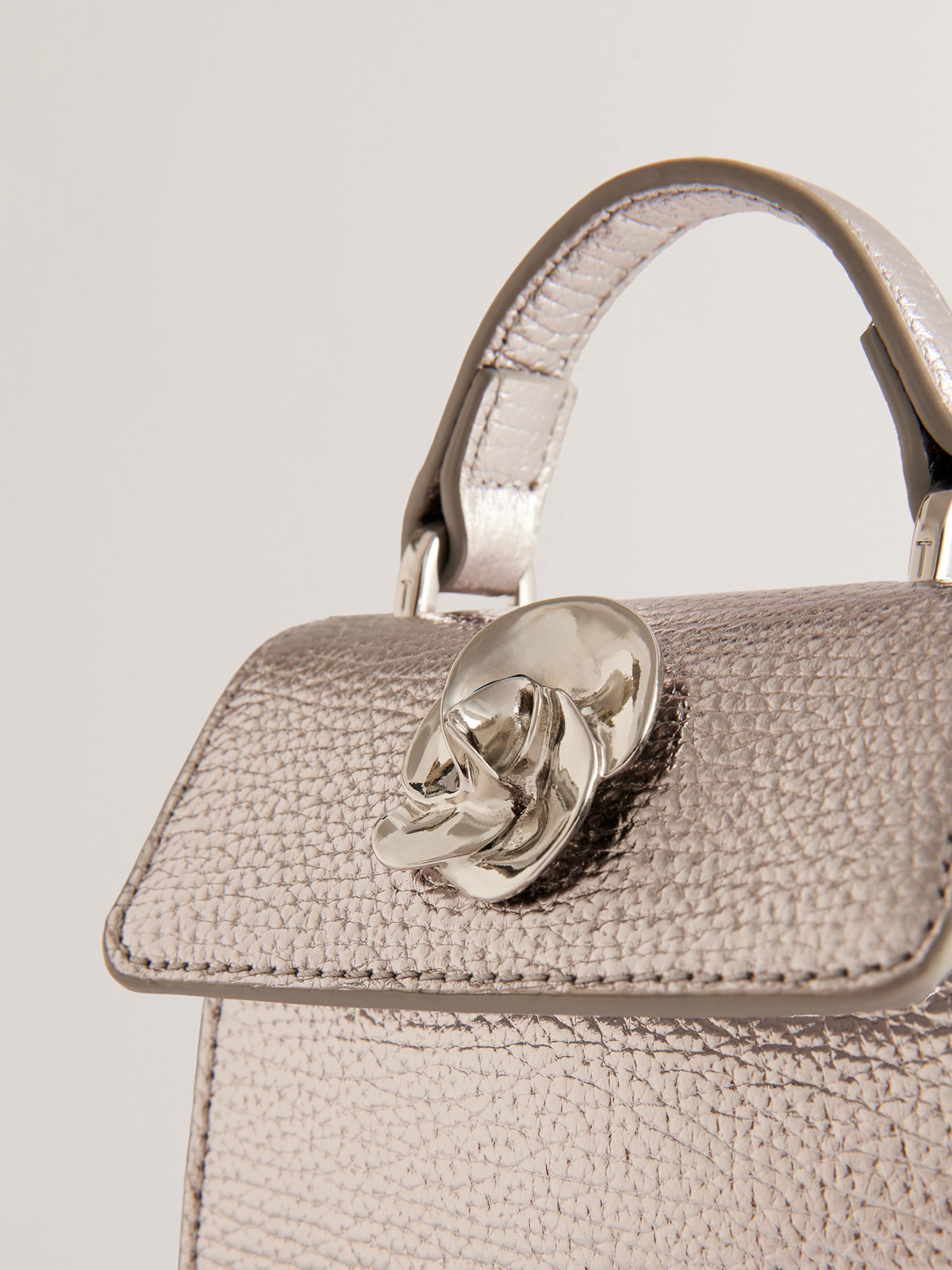 Ted baker silver purse sale