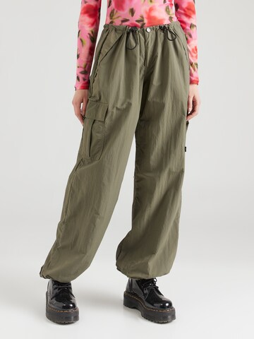 Tapered Pantaloni cargo 'Hale' di Dr. Denim in verde: frontale