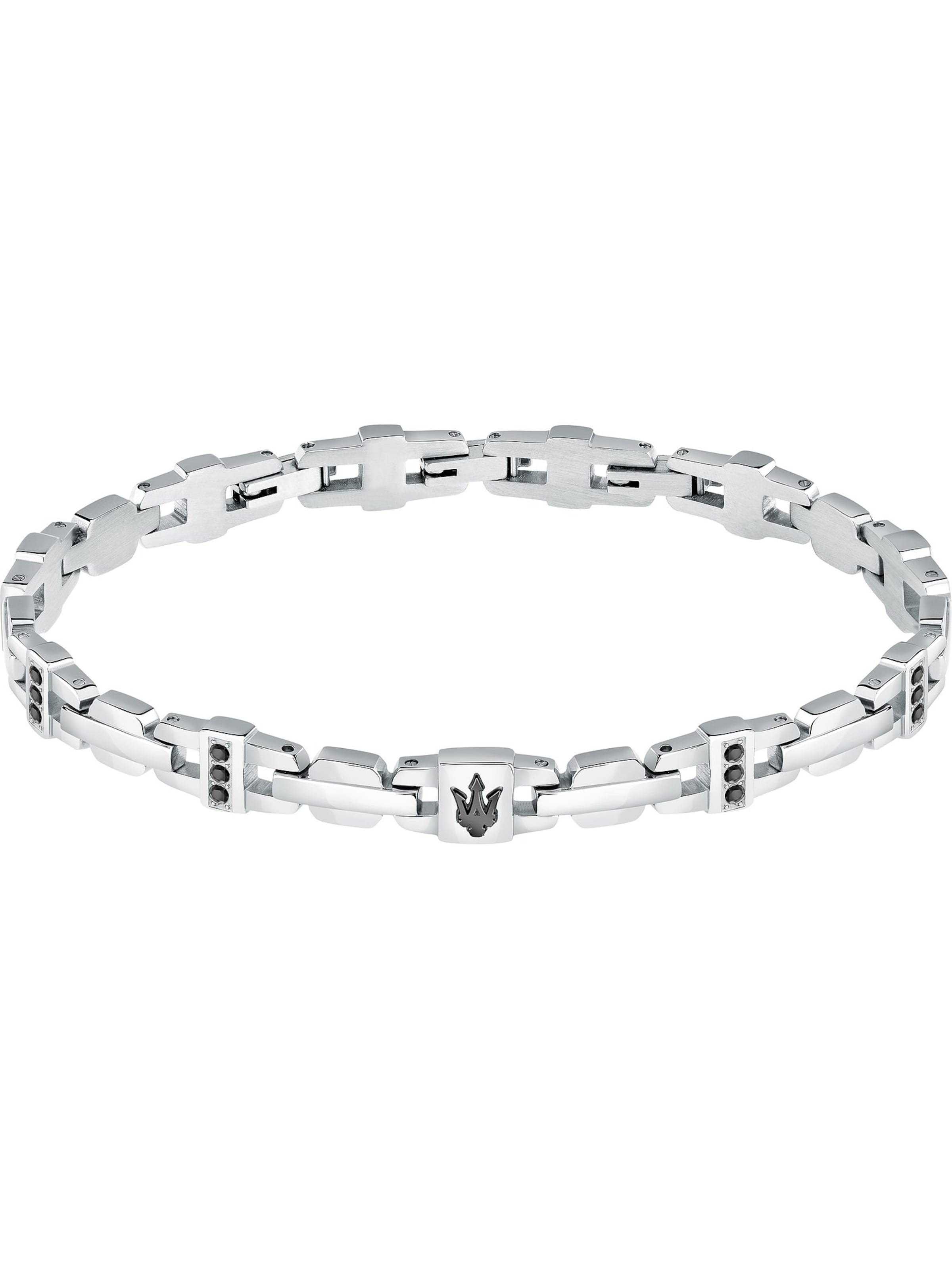 Maserati Bracelet in Silver: front