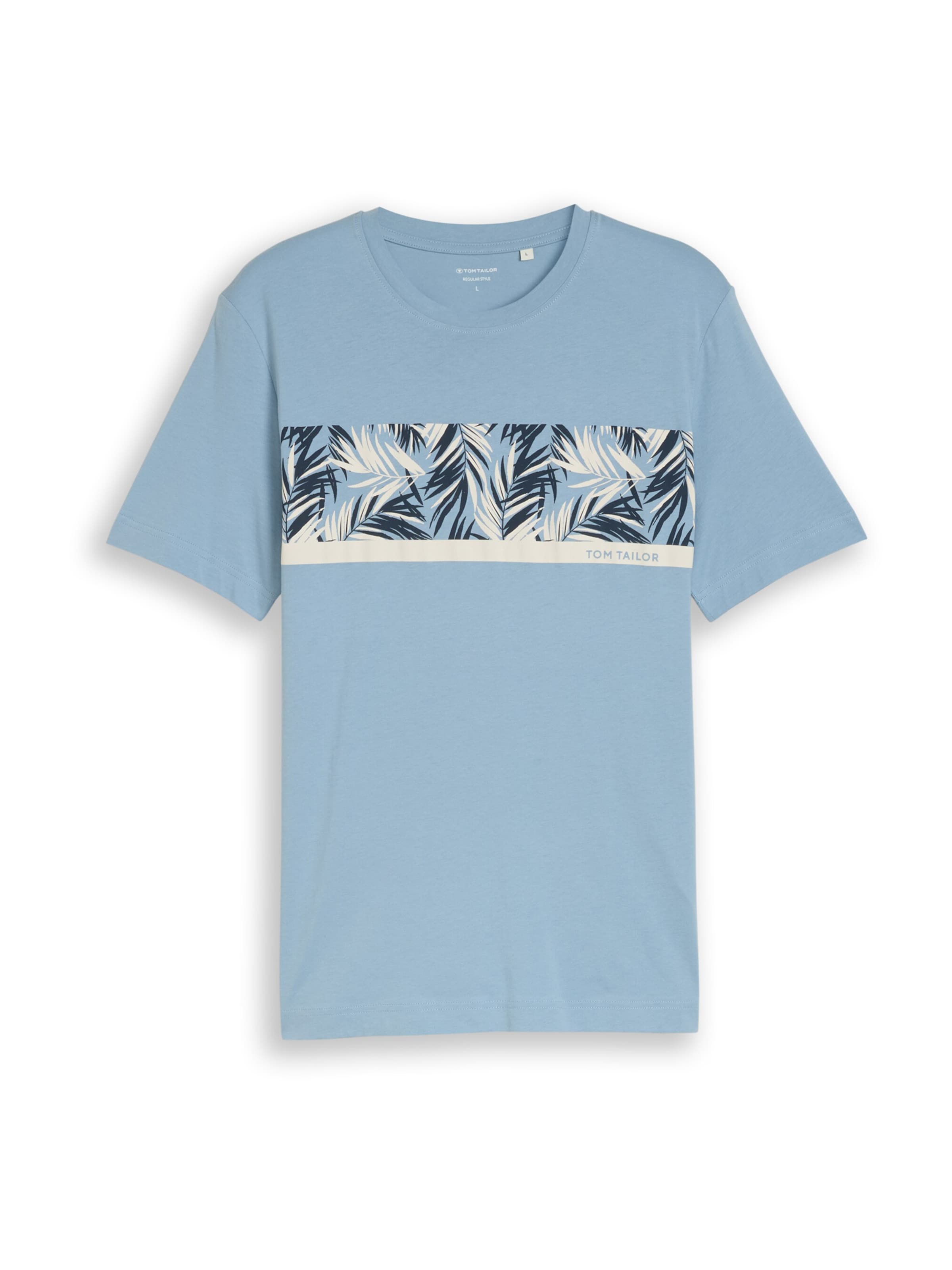 T-Shirt TOM TAILOR en bleu : devant