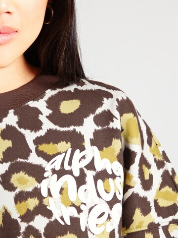 ALPHA INDUSTRIES Sweatshirt in Green