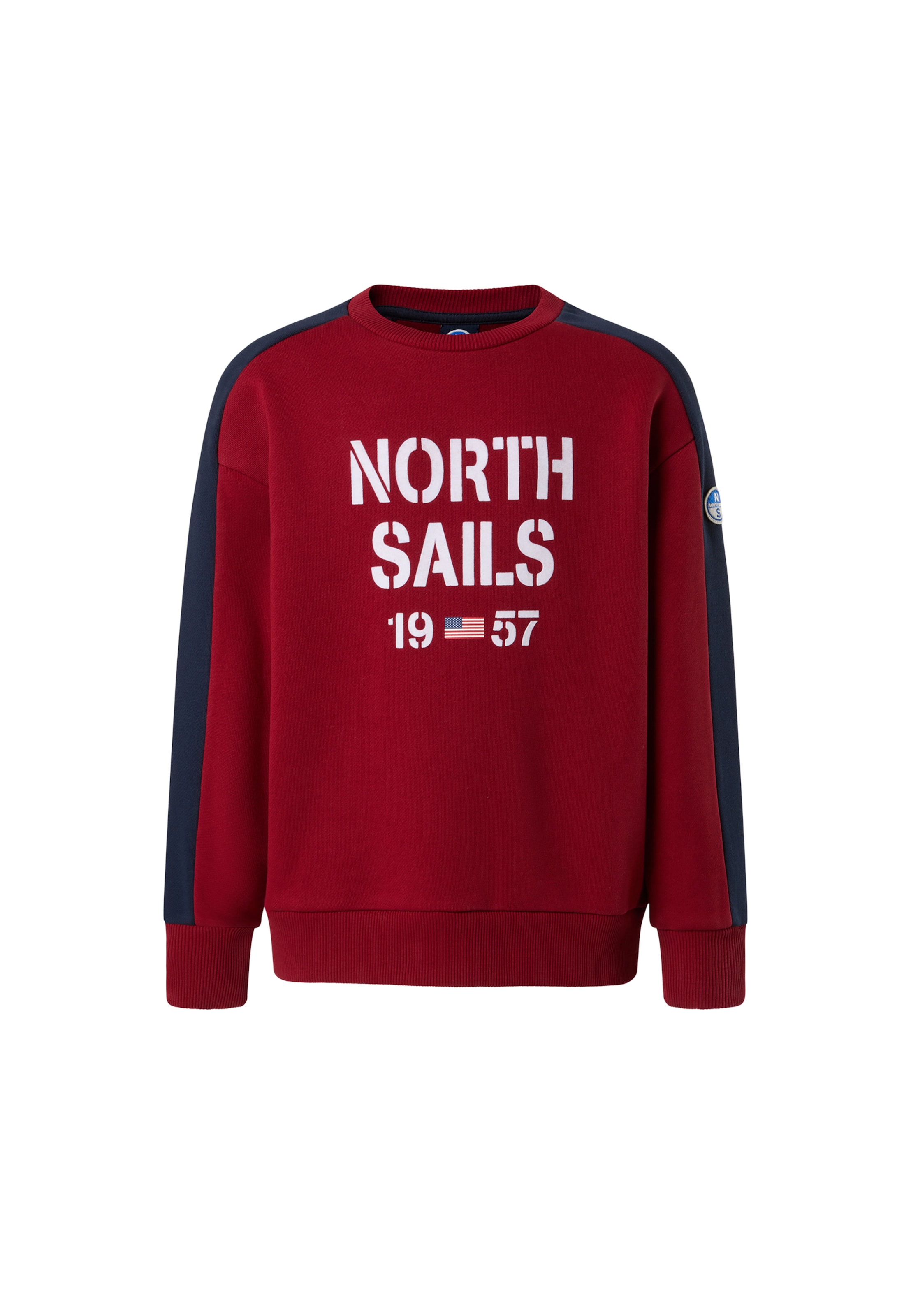 North Sails Sweatshirt in Rot: Vorderseite