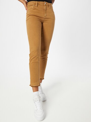 s.Oliver Skinny Jeans in Bruin: voorkant