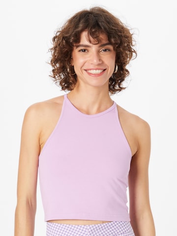 WEEKDAY Top in Purple: front