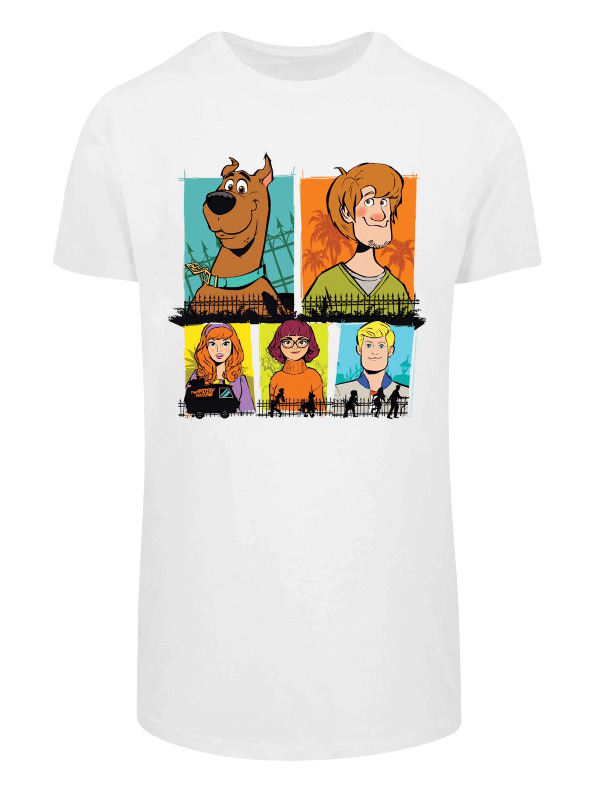 F4NT4STIC T-Shirt 'Group Frames' in Weiß: Vorderseite