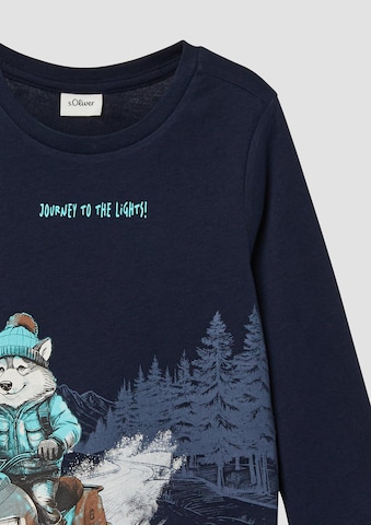 T-Shirt s.Oliver en bleu