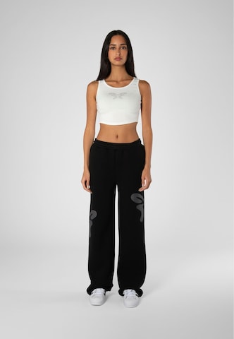 Loosefit Pantalon Felicious en noir