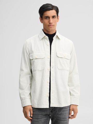 Coupe regular Chemise business STRELLSON en blanc : devant