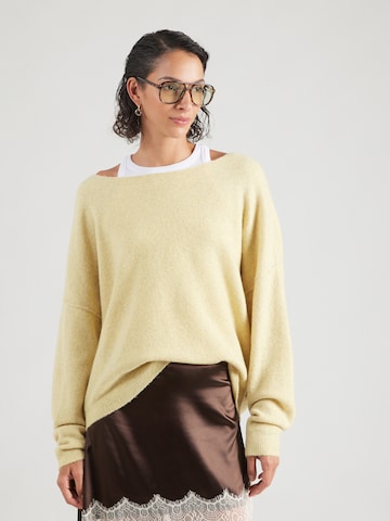 AMERICAN VINTAGE Pullover 'DAMSVILLE' in Gelb: Vorderseite